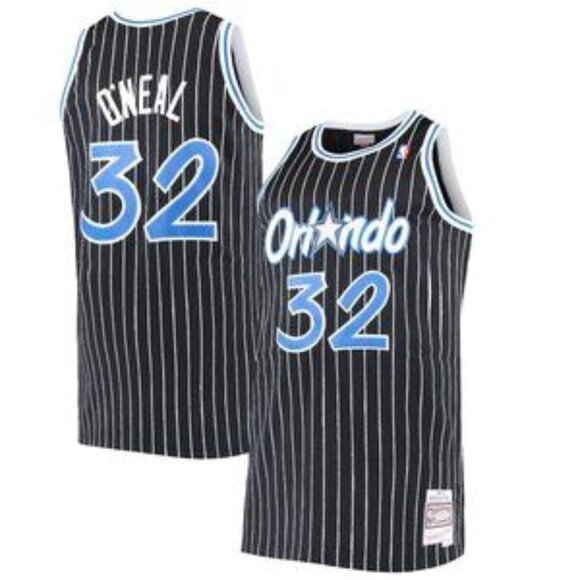 Mens Shaquille O'Neal Black Stitched Jersey